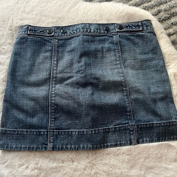 7 for all Mankind Denim Mini Skirt - Picture 2 of 5